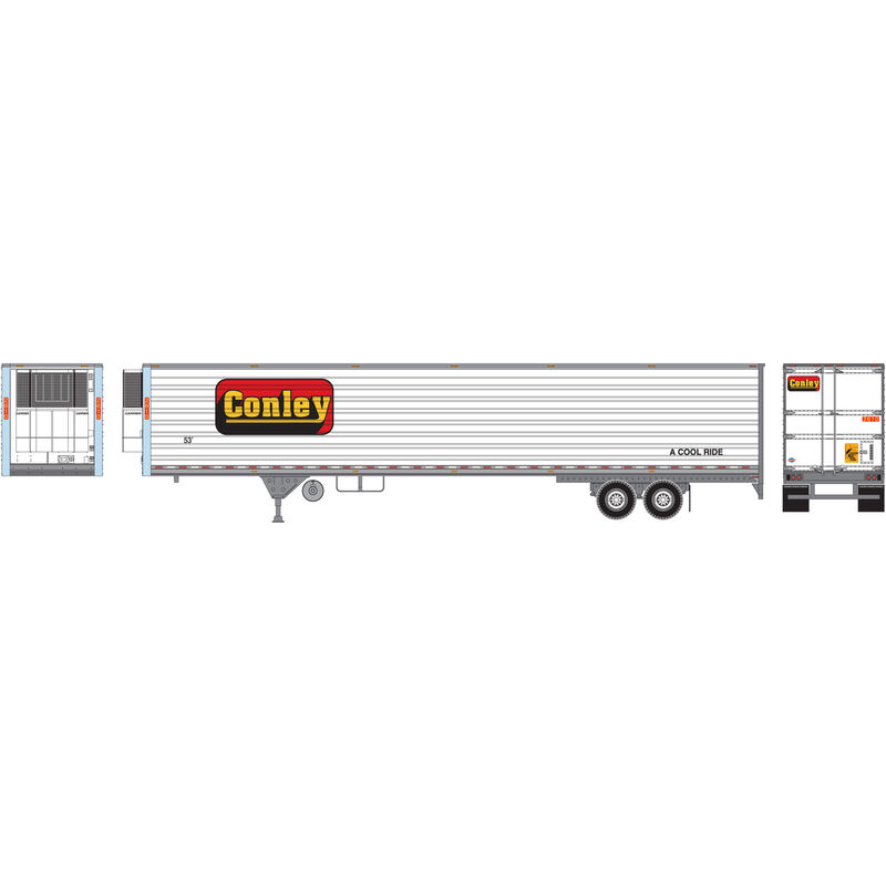 Athearn HO RTR 53' Utility Reefer Trailer, Conley #2610 - ATH17904