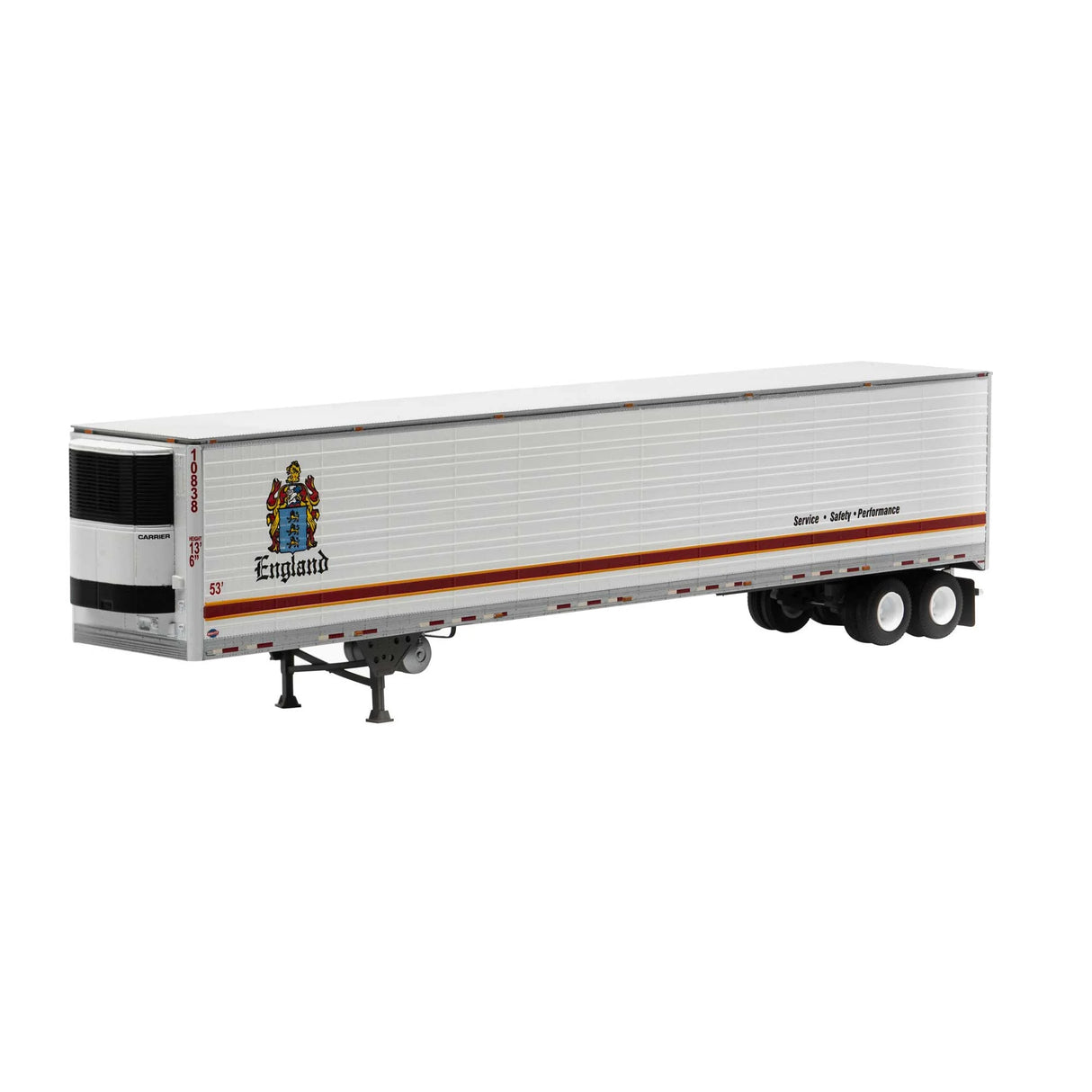 Athearn HO RTR 53' Utility Reefer Trailer, England #10838 - ATH17918