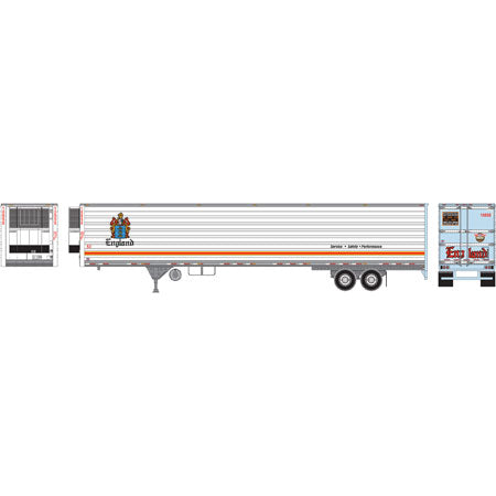 Athearn HO RTR 53' Utility Reefer Trailer, England #10856 - ATH17919