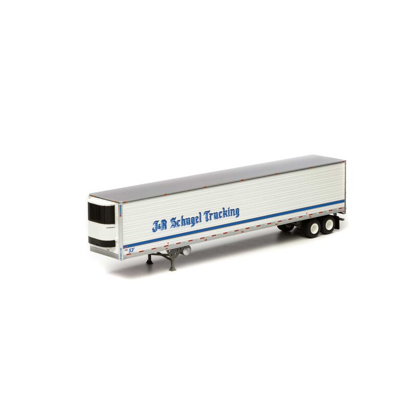 Athearn HO RTR 53'Utility Reefer Trailer,J&R Schugel#91246 - ATH17984