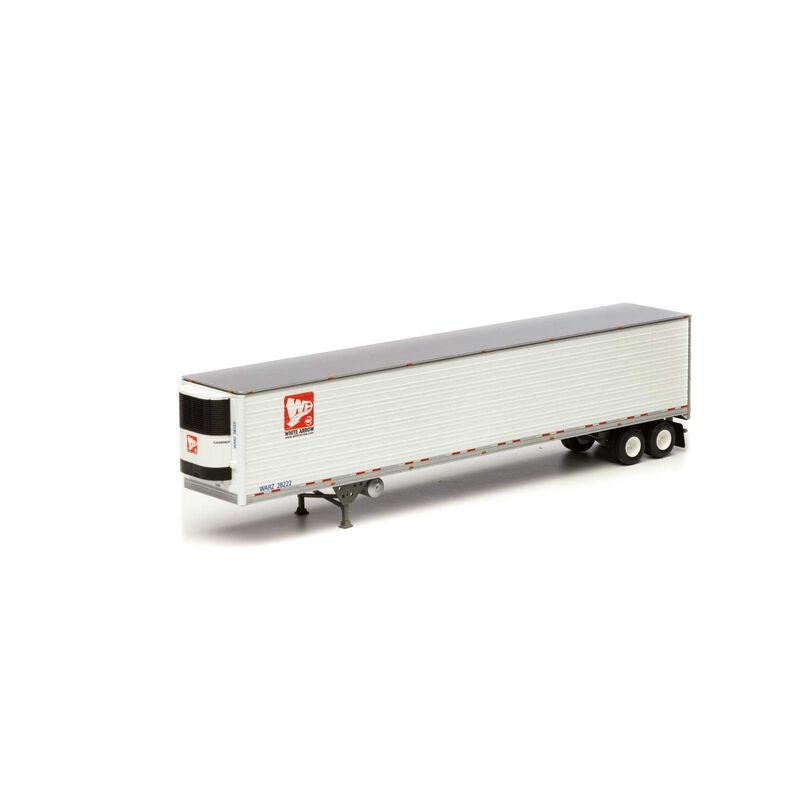 Athearn HO RTR 53'Utility Reefer Trailer,White Arrow#28222 - ATH17993