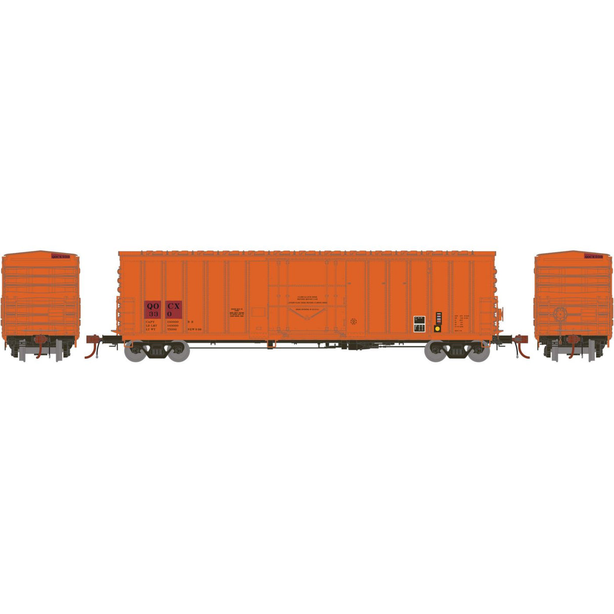 Athearn HO RTR 50' NACC Box, QOCX #330 - ATH18411