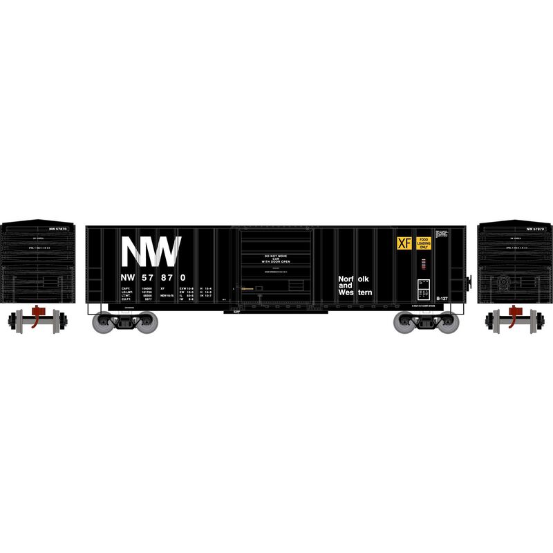 Athearn N 50' SIECO Box, N&W #57870 - ATH22379