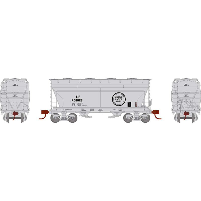 Athearn N ACF 2970 Covered Hopper, MP/TP #706021 - ATH24671