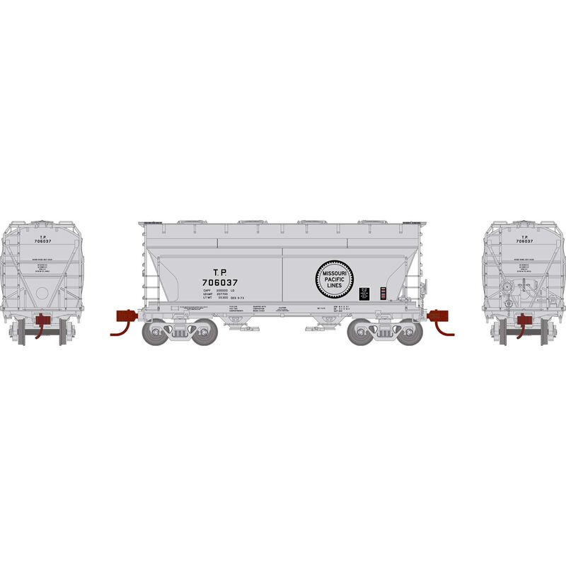 Athearn N ACF 2970 Covered Hopper, MP/TP #706037 - ATH24672