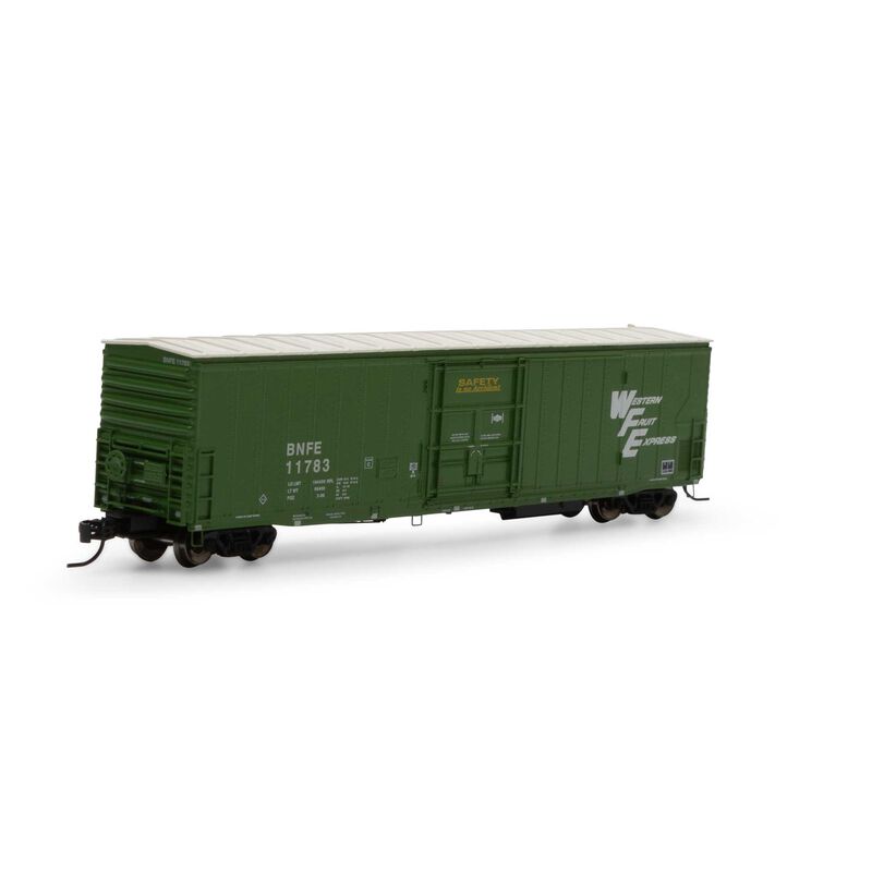 Athearn N 57' Mechanical Reefer w/Sound, BNFE/Green #11783 - ATH24705