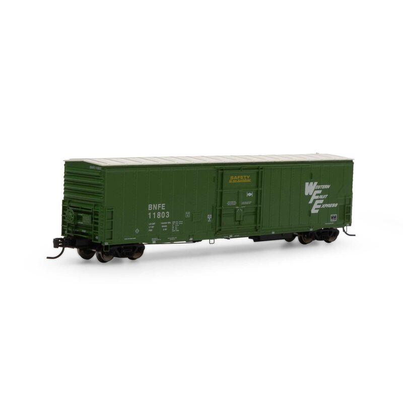 Athearn N 57' Mechanical Reefer w/Sound, BNFE/Green #11803 - ATH24706