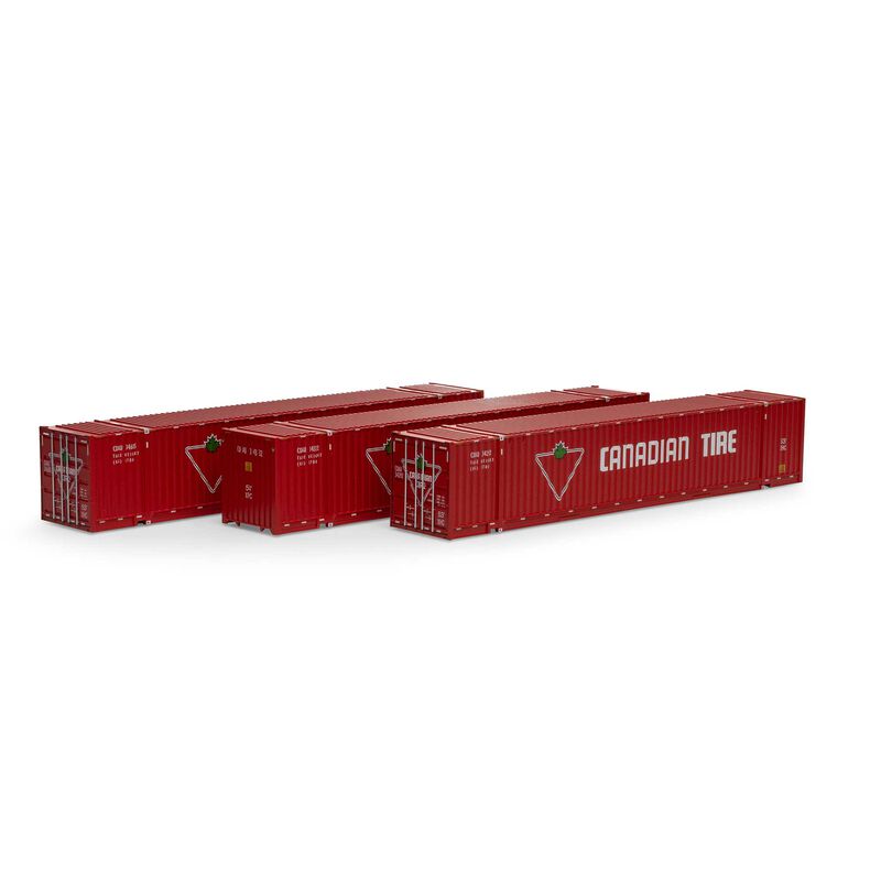 Athearn HO RTR 53' Jindo Container, Canadian Tire (3)