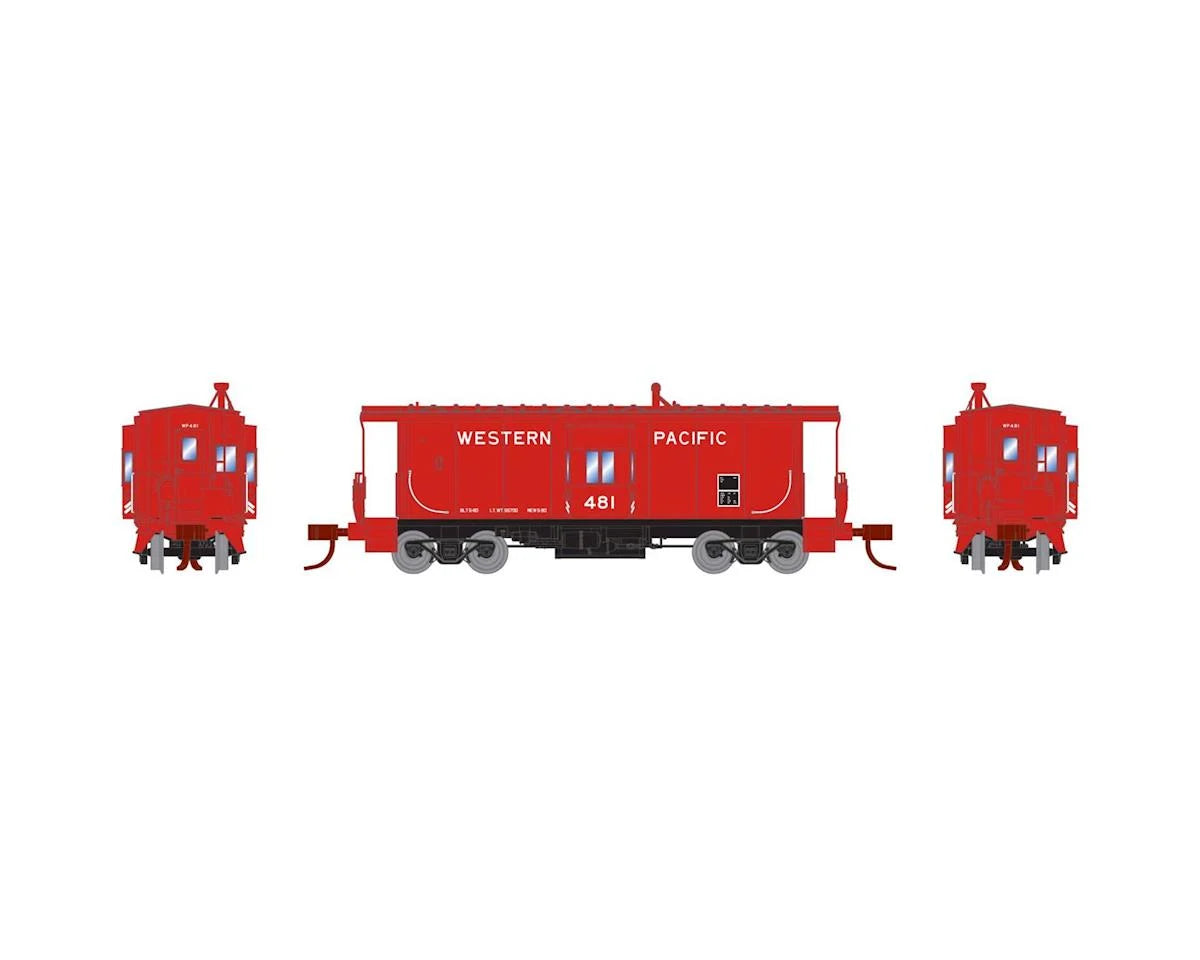 Athearn N Bay Window Caboose, WP #481 - ATH26710