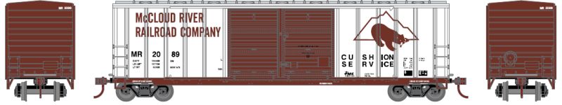 Athearn HO RTR 50' FMC Centered Double Door Box, MCR #2089 - ATH27207