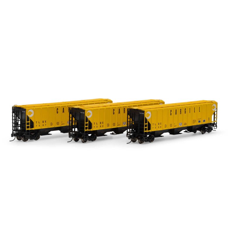 Athearn N PS 4427 Covered Hopper, TLDX (3)