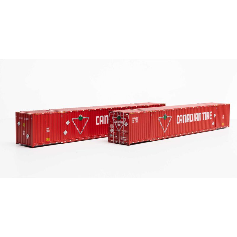 Athearn HO 60' Container, CDAU #618007/618080 (2) - ATH28531