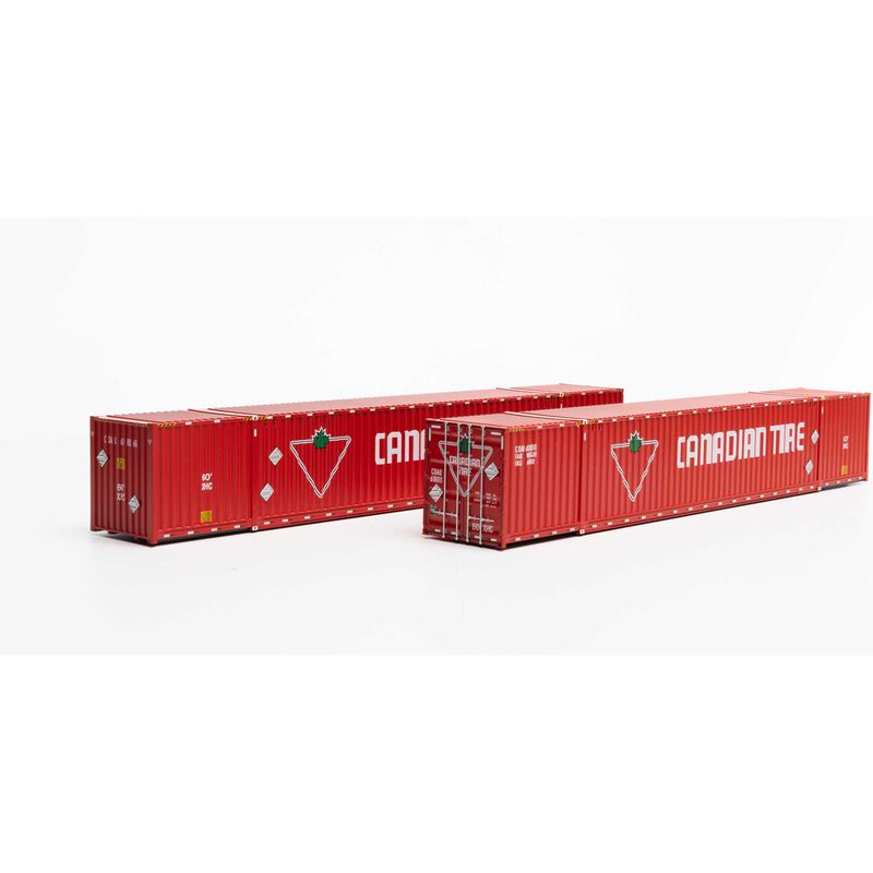 Athearn HO 60' Container, CDAU #618011/618066 (2) - ATH28533