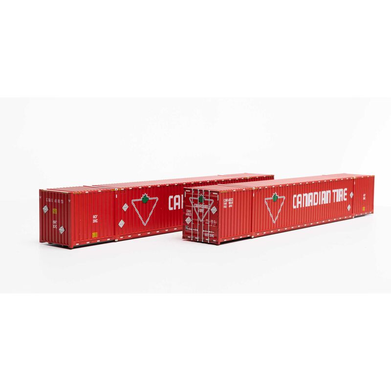 Athearn HO 60' Container, CDAU #618123/618153 (2) - ATH28534