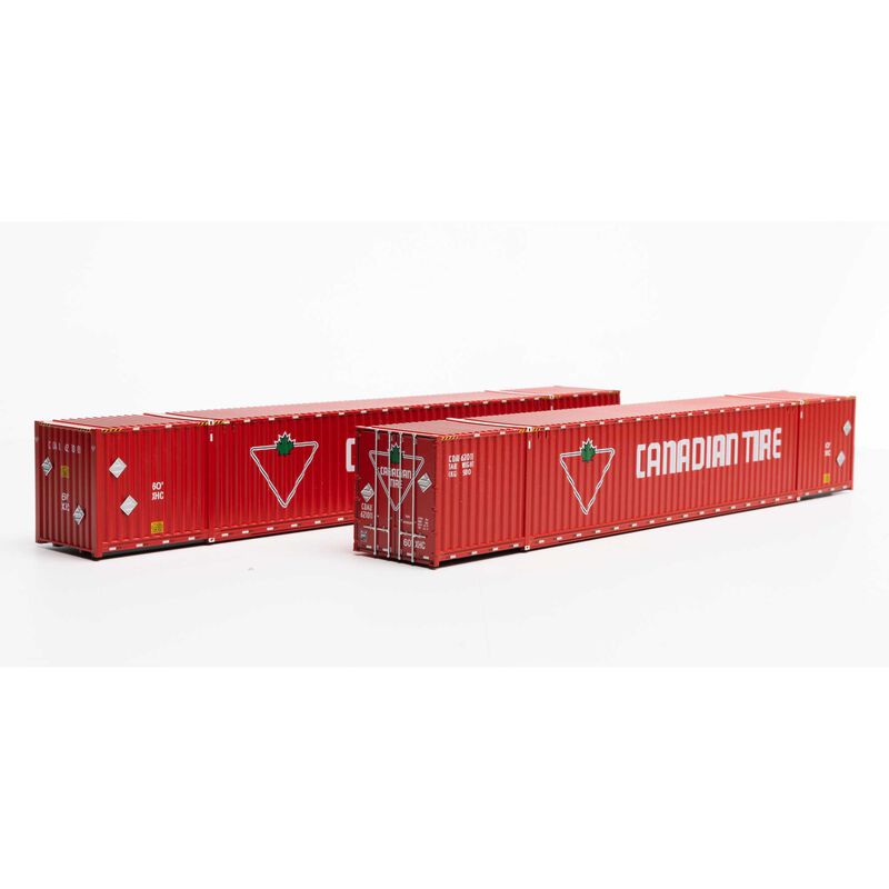 Athearn HO 60' Container, CDAU #621011/621081 (2) - ATH28537