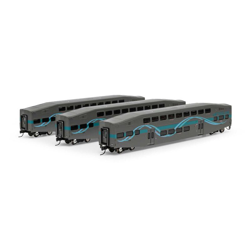 Athearn N Bombardier Coach, SCAX #110/122/161