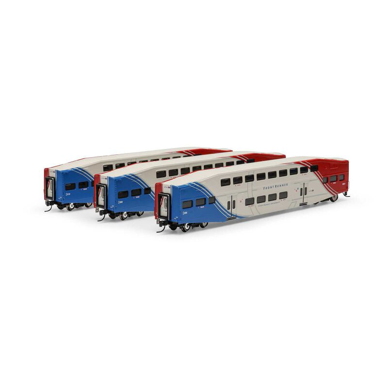 Athearn N Bombardier Coach, UTAX #205/209/210