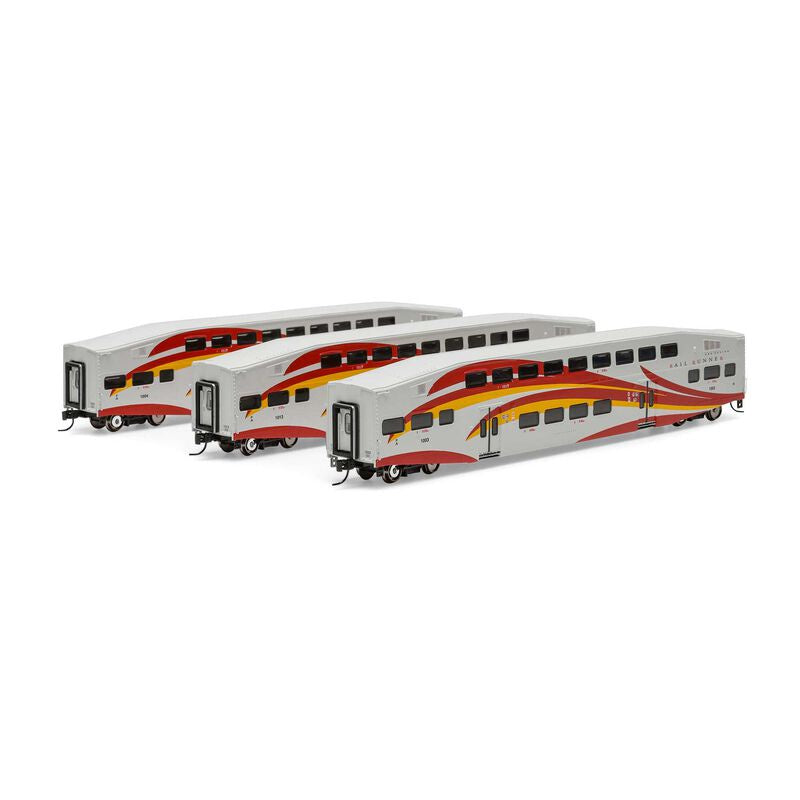 Athearn N Bombardier Coach, NMRX #1003/1004/1013