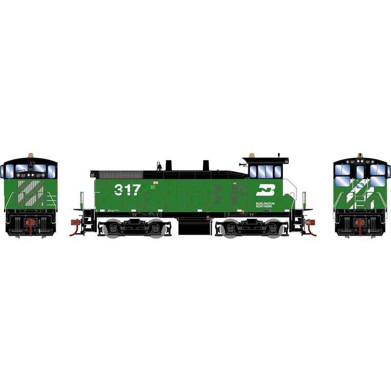 HO RTR SW1500, Burlington Northern #317