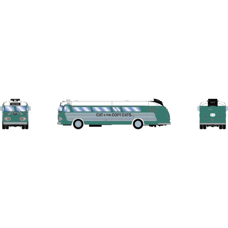 Athearn HO Intercity Bus, Band Cat and the Copy Cats