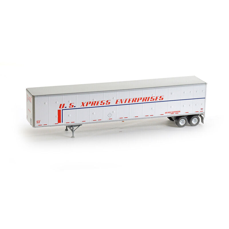Athearn HO RTR 53' Duraplate Trailer, US Xpress #62506 - ATH29838