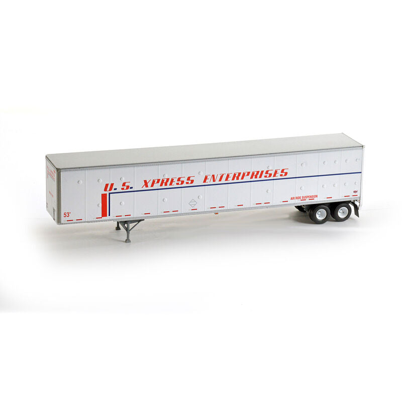 Athearn HO RTR 53' Duraplate Trailer, US Xpress #62589 - ATH29839
