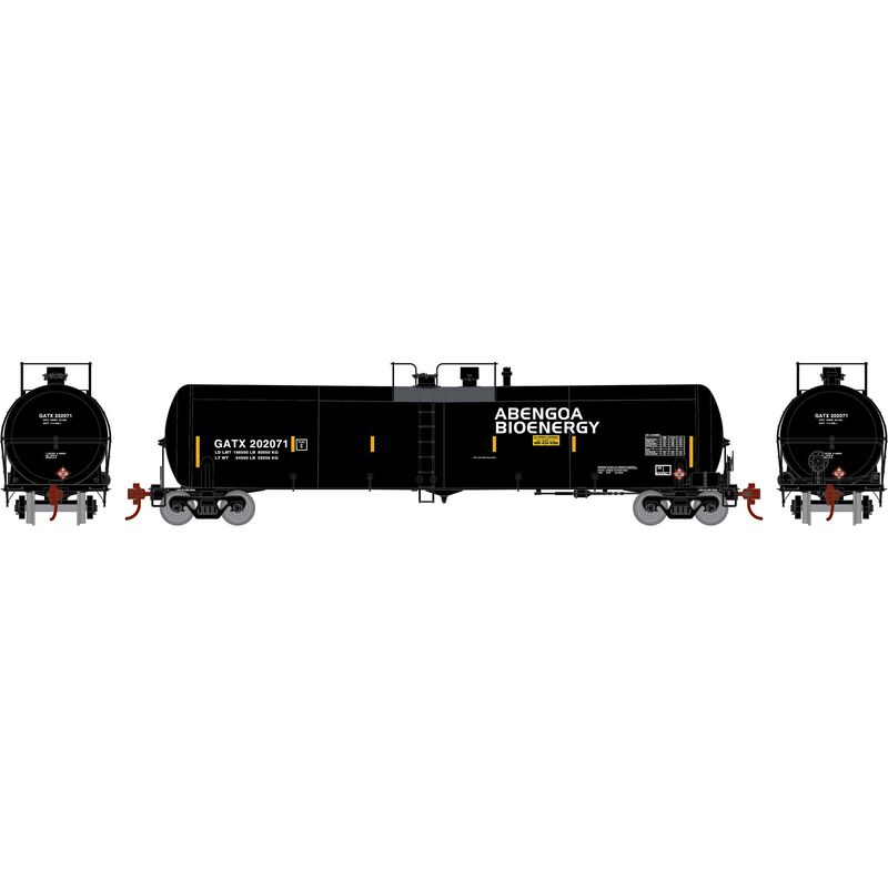 Athearn HO 30,000-Gallon Ethanol Tank, GATX #202071