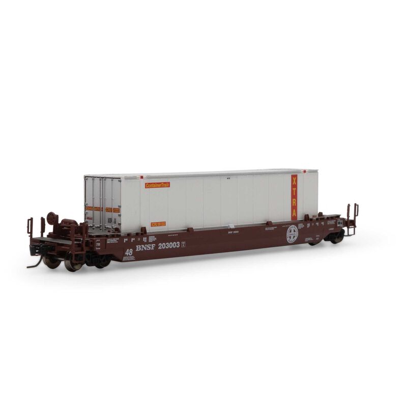 Athearn N 48' Husky Stack Well,BNSF/48' XTRA#203003-951233 - ATH3292