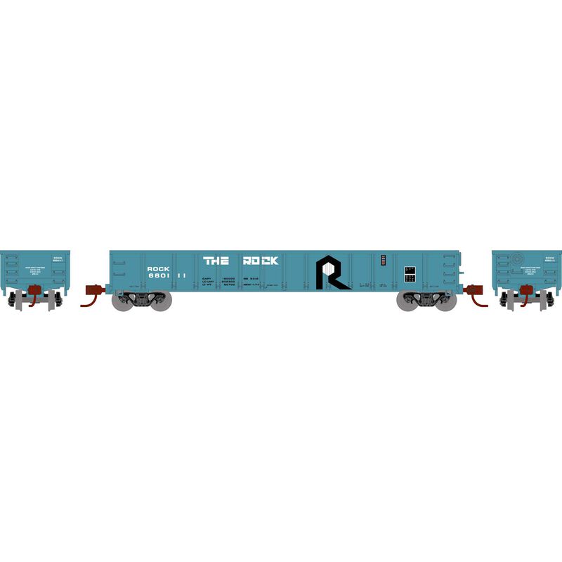 Athearn N 52' Mill Gondola, RI #680111 - ATH3557