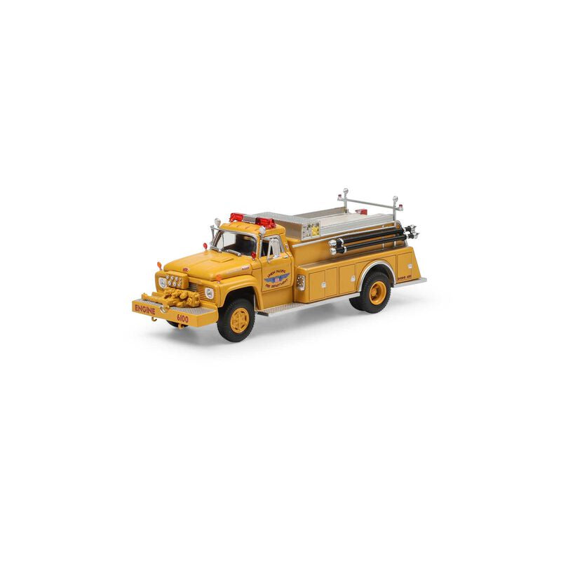 Athearn HO Ford F-850 Fire Truck, UP #6100