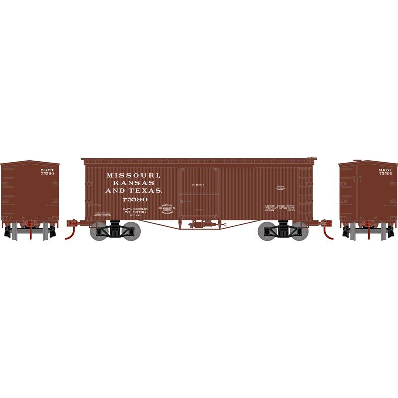 Athearn N 36' Old Time Wood Box, MKT #75590 - ATH5185