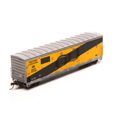 Athearn HO RTR 50' Evans DD Plug Box, WSOR/Sargento/Paint - ATH67450