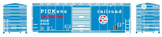 Athearn HO RTR 40' Modernized Box, PICK #20014 - ATH67498