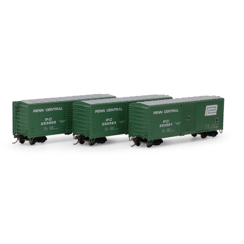 Athearn HO RTR 40' Modern Box, PC (3) - ATH67753