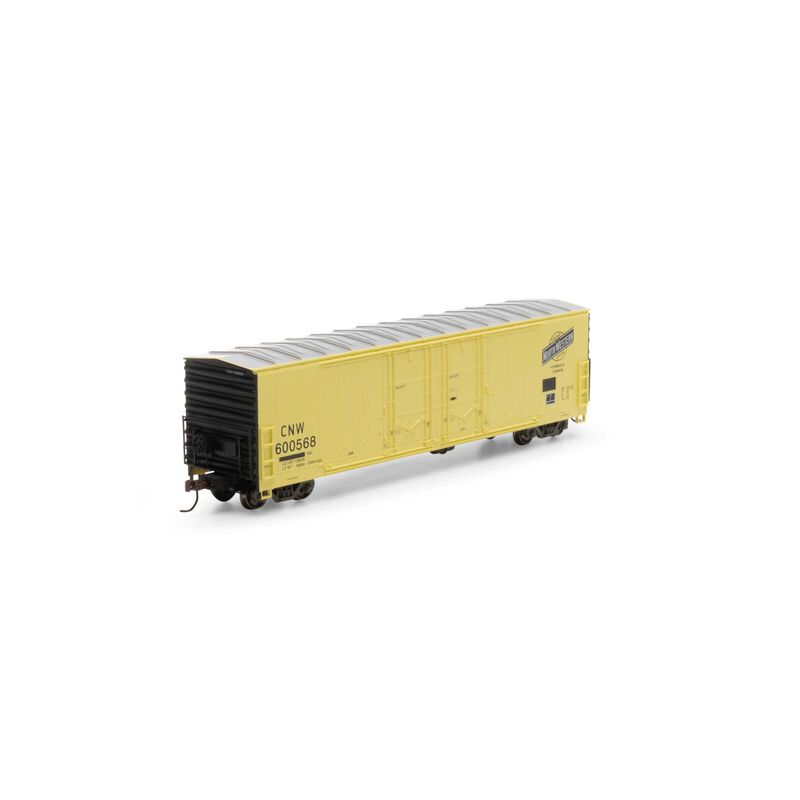 Athearn HO RTR 50' Evans DD Plug Box, C&NW #600568 - ATH67947