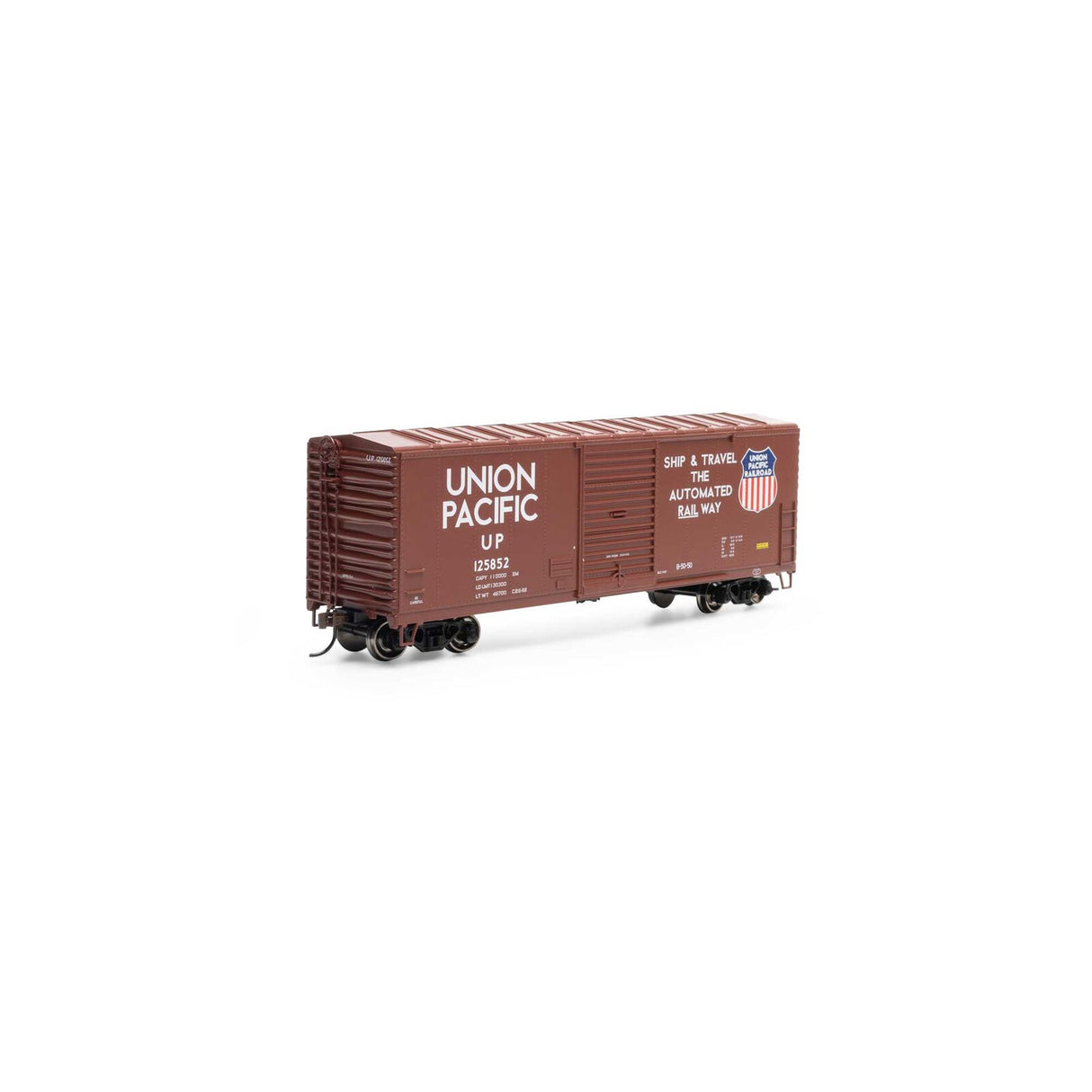 Athearn HO 40' Modern Box Car, UP #125852