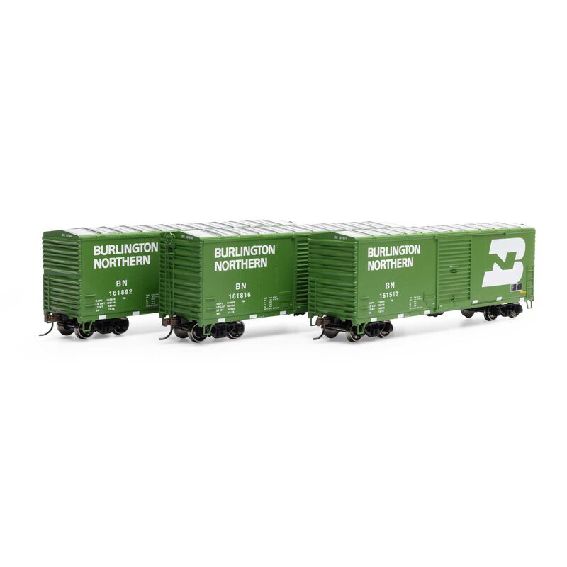 Athearn HO 40' Modern Box Car, BN #161517/161816/161892