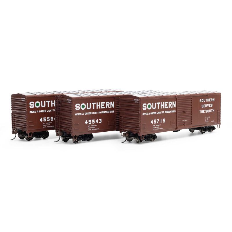 Athearn HO 40' Modern Box Car, SOU #45543/45564/45715