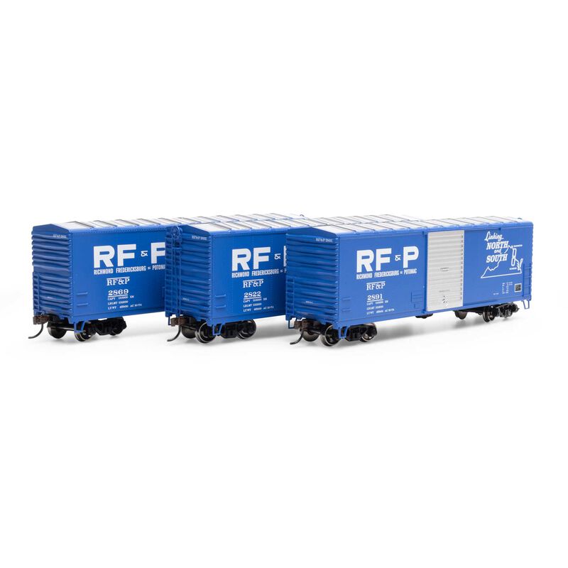 Athearn HO 40' Modern Box Car, RF&P #2822/2869/2891