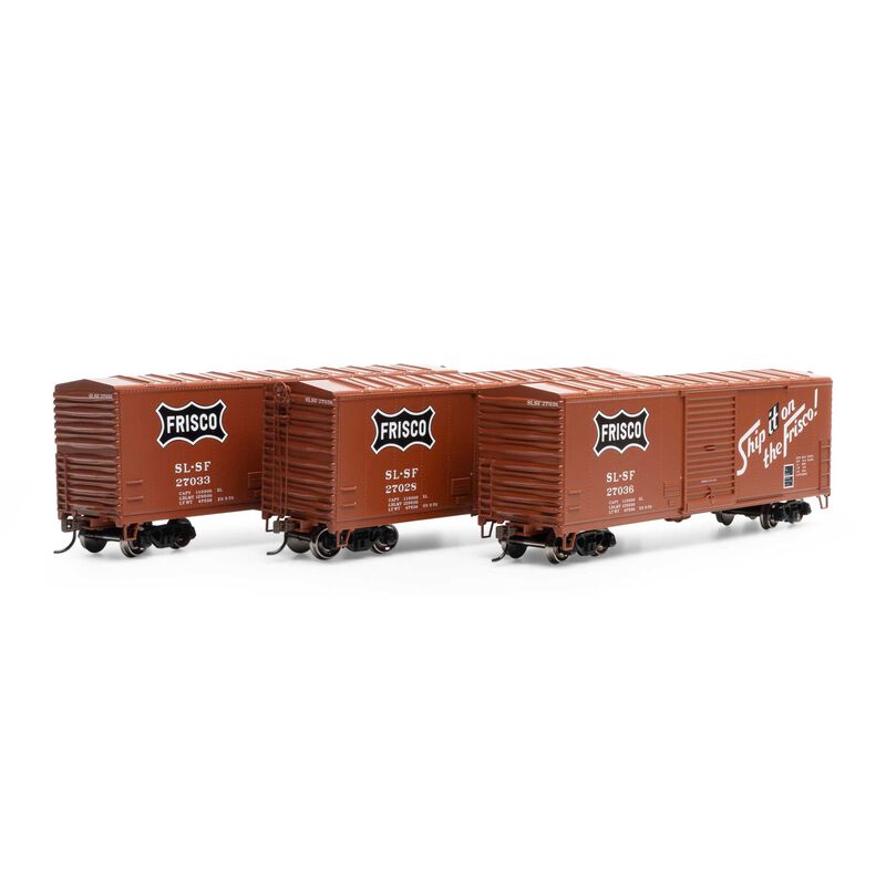 Athearn HO 40' Modern Box Car, SLSF #27028/27033/27036