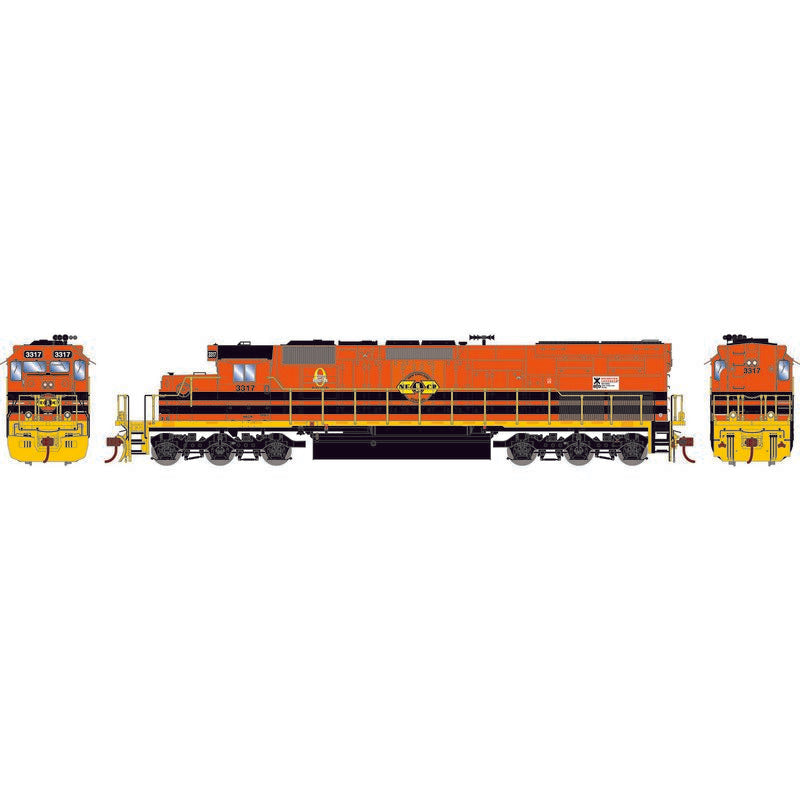 Athearn HO SD40T-2, NECR #3317