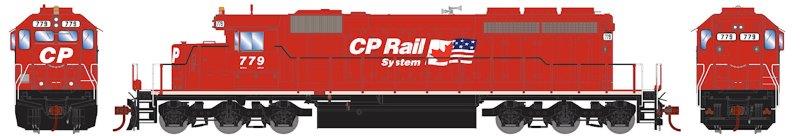 Athearn HO RTR SD40-2 w/DCC & Sound, CPR/Dual Flags #784 - ATH72113