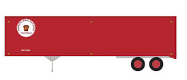 Athearn HO RTR 40' Piggyback Trailer, PRR #201898 - ATH72525