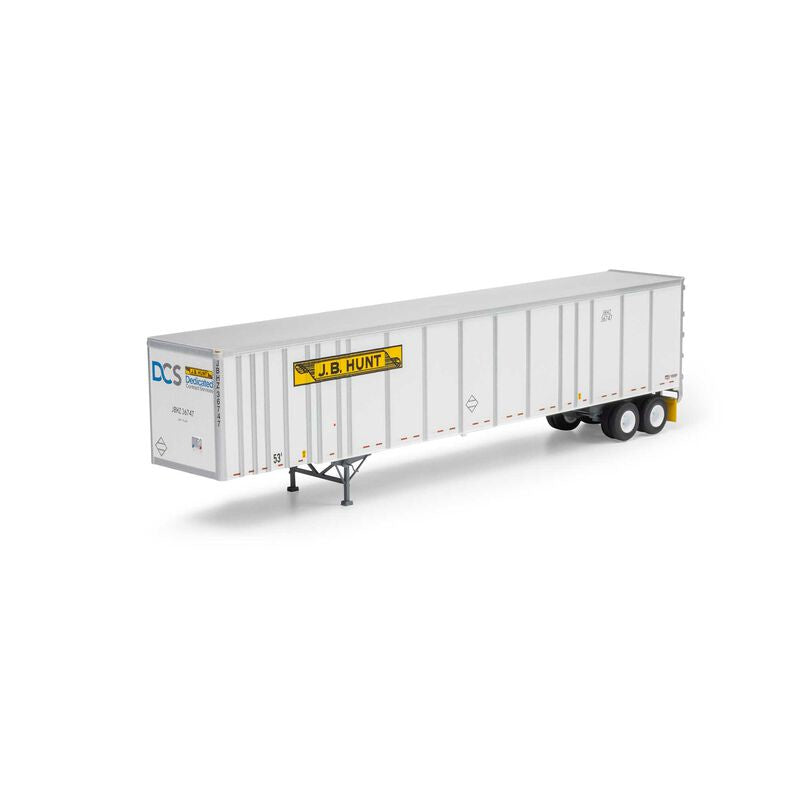 Athearn HO 53' Wabash Plate Trailer, JBHZ #36747