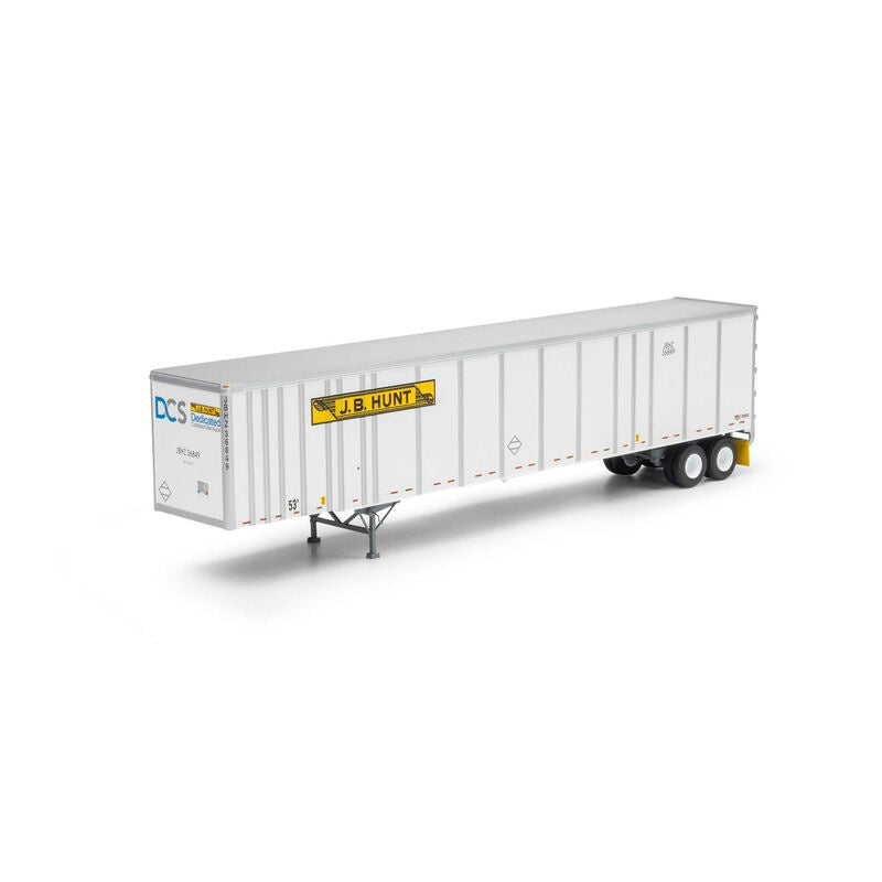 Athearn HO 53' Wabash Plate Trailer, JBHZ #36849