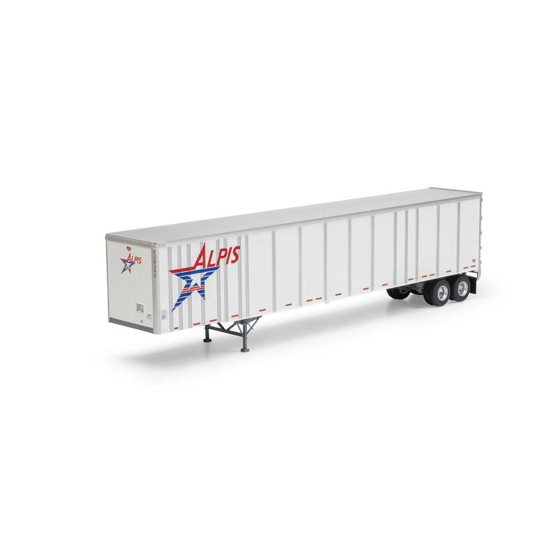 Athearn HO 53' Wabash Plate Trailer, Alpis #F38390