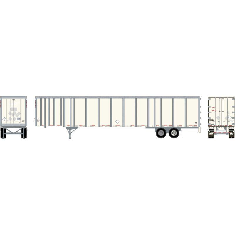 HO 53' Wabash Plate Trailer, Own/Operator #F38160