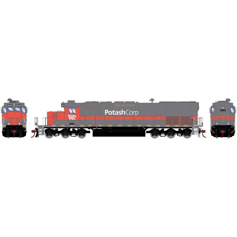 Athearn HO SD40T-2, Potash/WRIX #35022