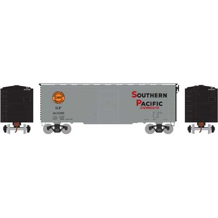 Athearn HO RTR 40' YSD Box, SP/Silver Overnight #163055 - ATH73695