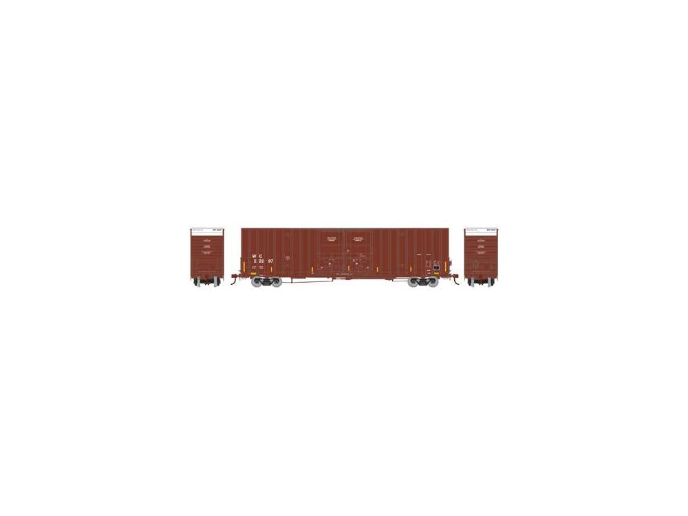 Athearn HO RTR 60' Gunderson DD Hi-Cube Box, WC #22297 - ATH75147